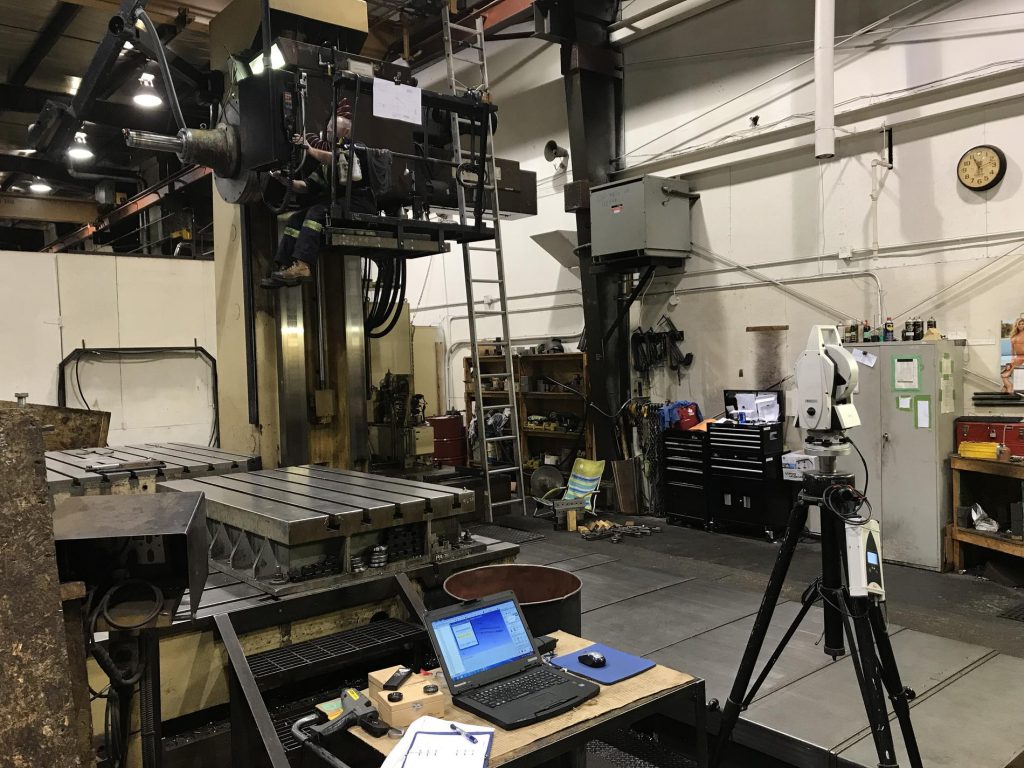 Milling Machine Alignment Kodiak Measurement Services Inc.