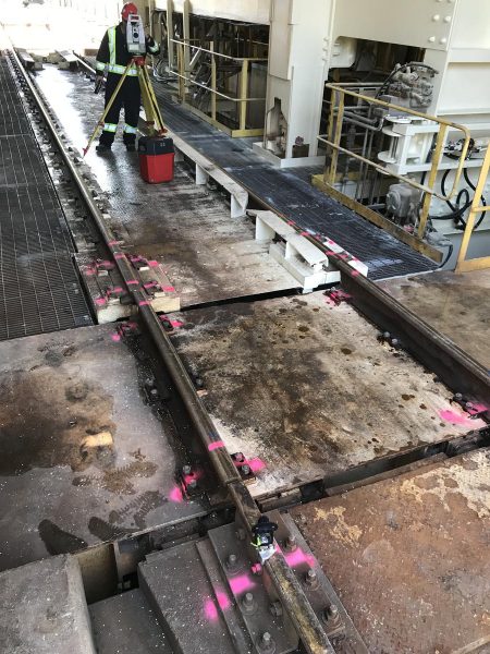 Railway Car Dumper Alignment