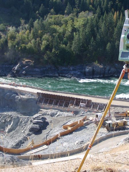 Hydroelectric Dam Survey Control